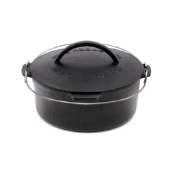 [117052] Big Green Egg Cast Iron Dutch Oven with Lid:  XXL - MD