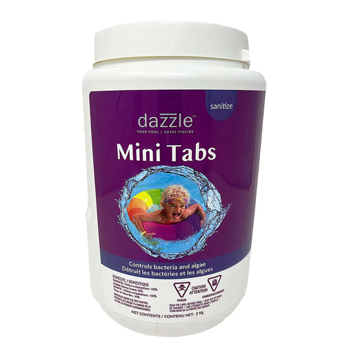 Dazzle Mini Chlorine Tablets - 2 Kg Mini tabs